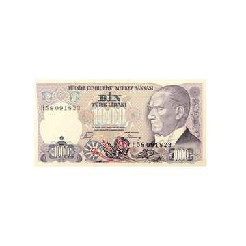 Turquie - Billet de 1000 Lires - 1986-1988