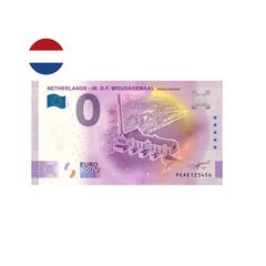 Pays-Bas 2020 - IRDF Woudagemaal - Billet souvenir de zéro euro