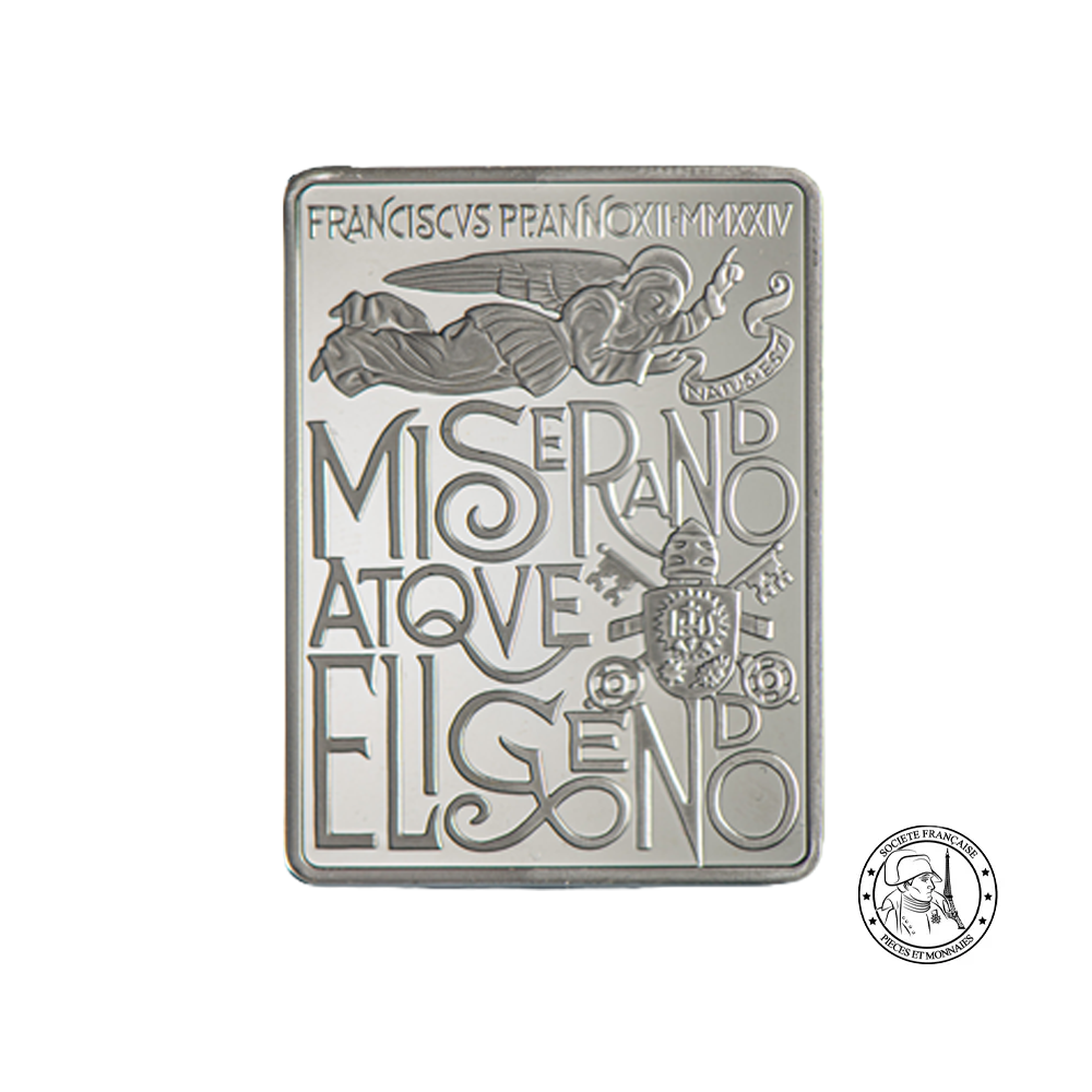 ⁣⁢Jesu fødsel - 25 Euro Sølvmønt - Proof 2024⁤⁣