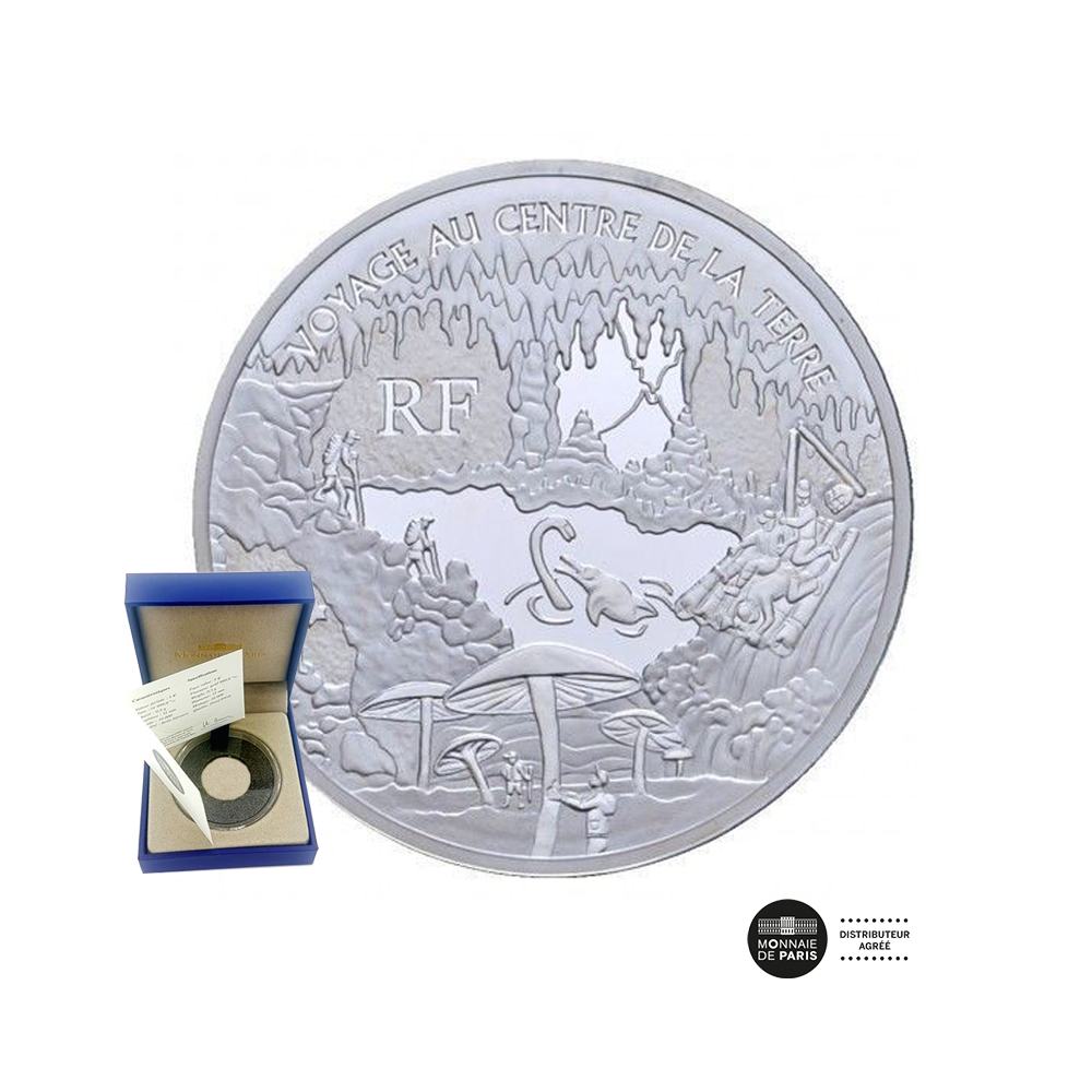 Voyage au centre de la terre - Monnaie de 1,5 Euro Argent - BE 2006