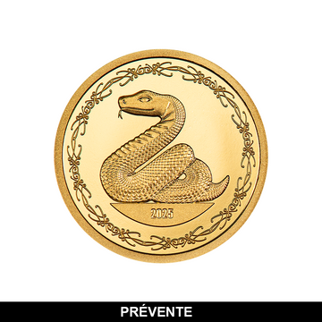 Lunar Year Collection - Year of the Snake - Monnaie de 1000 Togrog Or - BE 2025