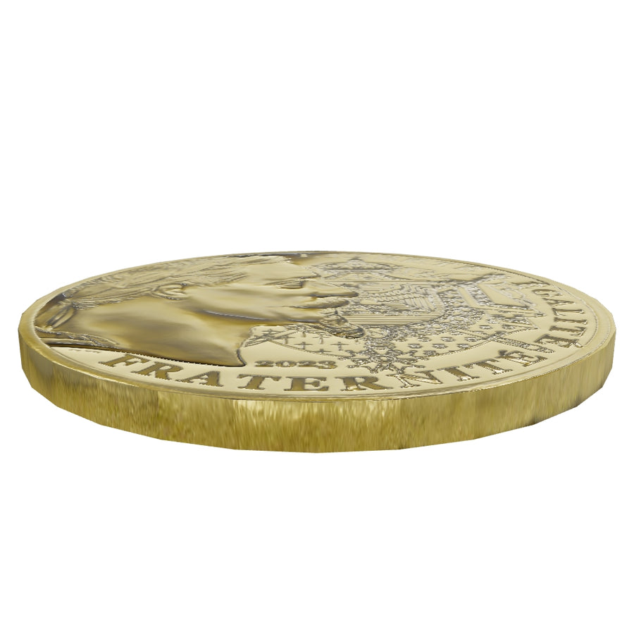 Les Ors de France - Moeda de € 10.000 Gold - 2023