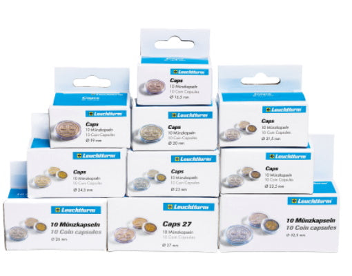 Assortimento di capsule (100 parti), formato interno da 16,5 a 32,5 mm.