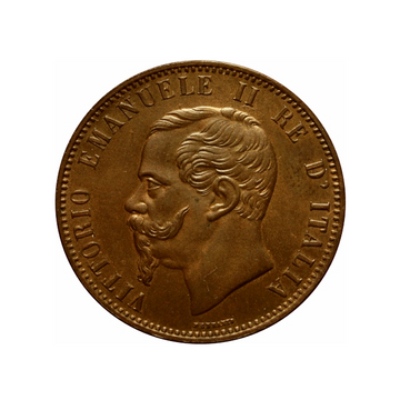 10 centsimi vittorio emanuele II Italy 1862-1867