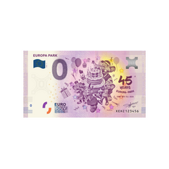 Billet souvenir de zéro euro - Europa Park 2 - Allemagne - 2020