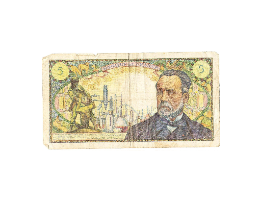 Bilhete 5 Francs Pasteur