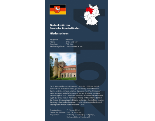 Supplement voor 2 euro Duitse herdenkingsmelding