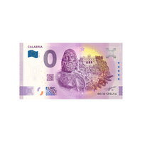 Billet souvenir de zéro euro - Calabria - Italie - 2021