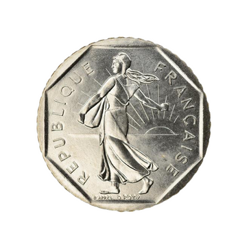 Currency France Semeuse - 2 nickel francs