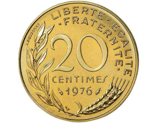 Monnaie France - 20 centimes Marianne