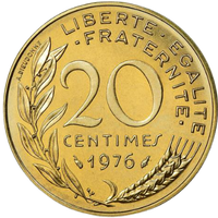 França - 20 centavos Marianne