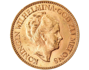 Monnaie Pays-Bas - WILHELMINA I 10 Gulden - 1932