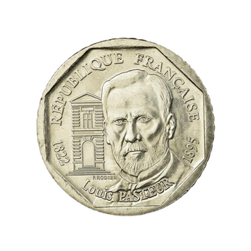 Currency France - 2 francs Pasteur