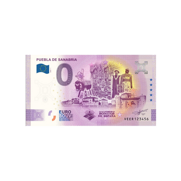 Billet souvenir de zéro euro - Puebla de Sanabria - Espagne - 2020