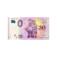 ⁣⁢Αναμνηστικό χαρτονόμισμα μηδενικού ευρώ - Festyland - Γαλλία - 2019⁤⁣