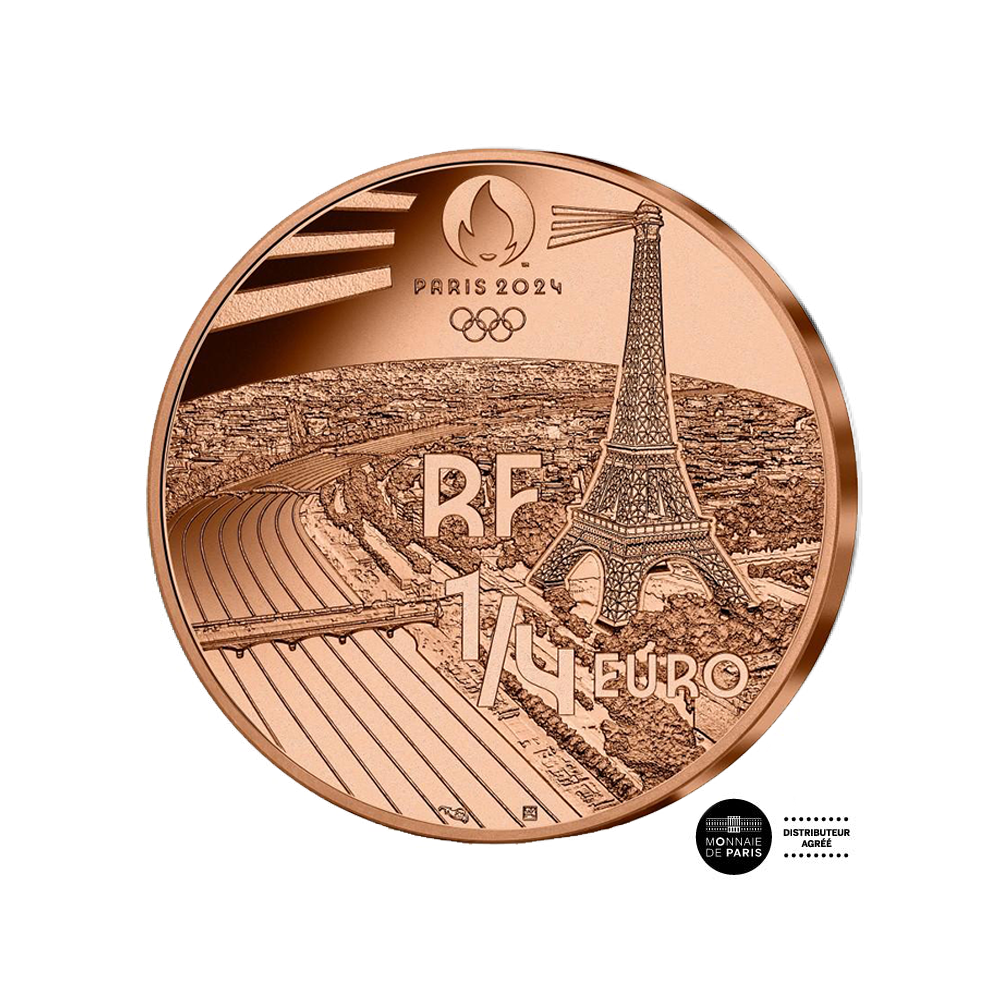 Parijs 2024 Paralympische Spelen - Les Sports Series - Tennis Armchair - 1 kwart € (huidige) - 2021