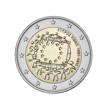 Chipre 2015 - 2 Euro comemorativo - 30º aniversário da bandeira européia