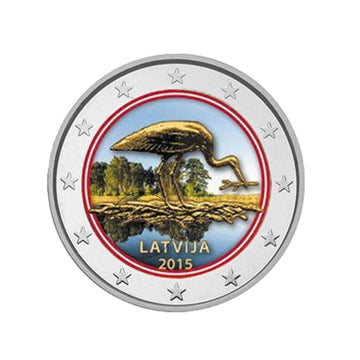 Letônia 2015 - 2 Euro comemorativo - Société Société Sciété - Colorizado 2