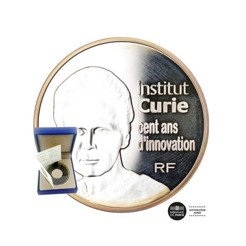 Institut Curie - valuta van € 10 geld - be 2009
