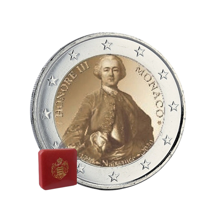 Monaco 2020 - 2 Euro Commemorative - Honoré III di Monaco - Be