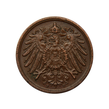 2 Pfennig Wilhelm II Germany 1904-1916