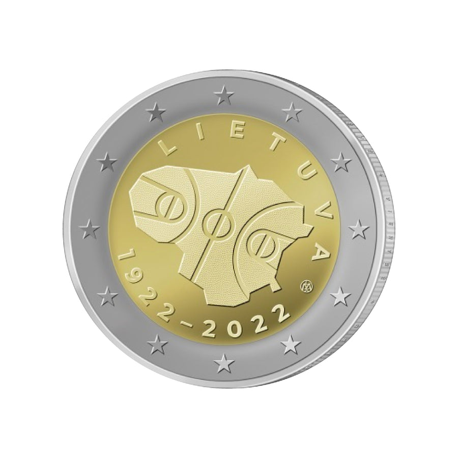 Lithuania 2022 - 2 Euro commemorative - 100 years Basketball in Lithuania