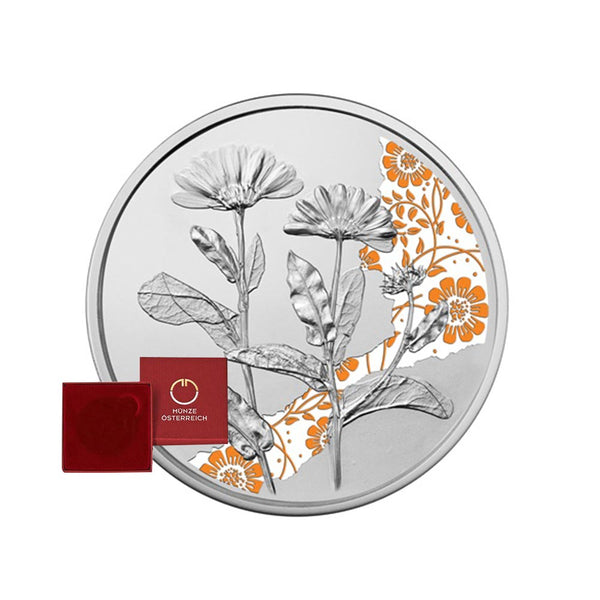 ⁣⁢Die Sprache der Blumen - Österreich - 10€ Münze - PP 2022⁤⁣