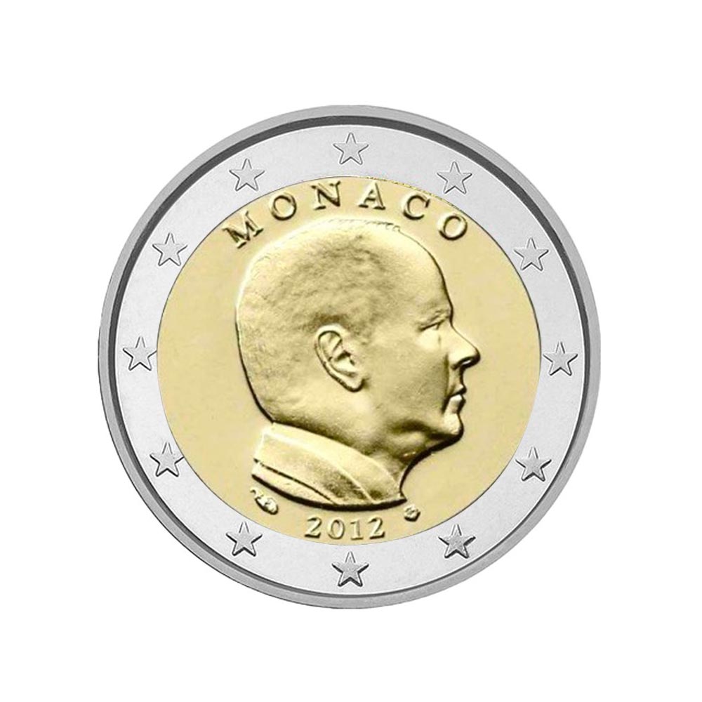 Monaco 2012 - 2 Euro Commemorative - Ritratto di Prince Albert