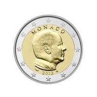 Monaco 2012 - 2 Euro Gedenk - Porträt von Prinz Albert