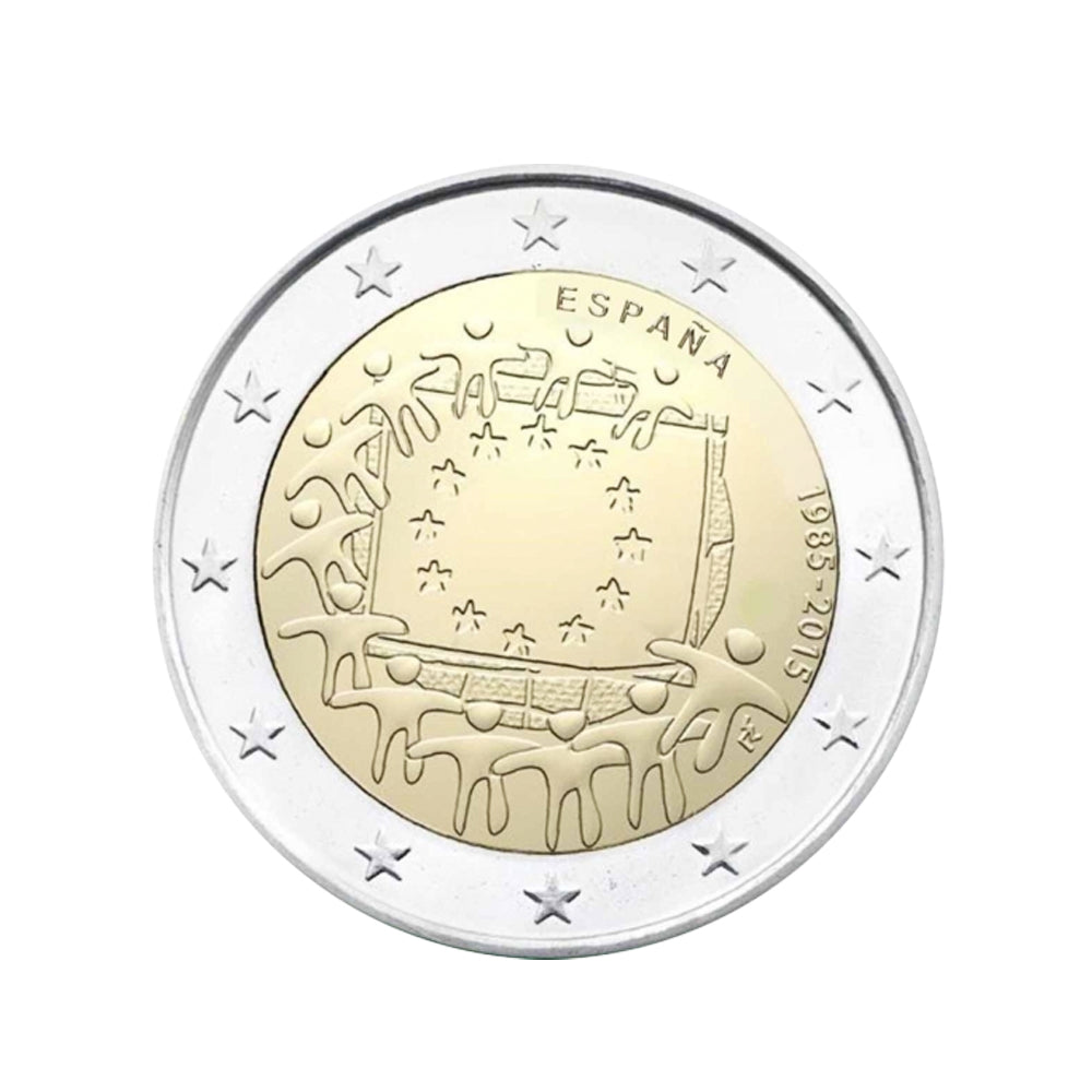 Spain 2015 - 2 euro commemorative - European flag