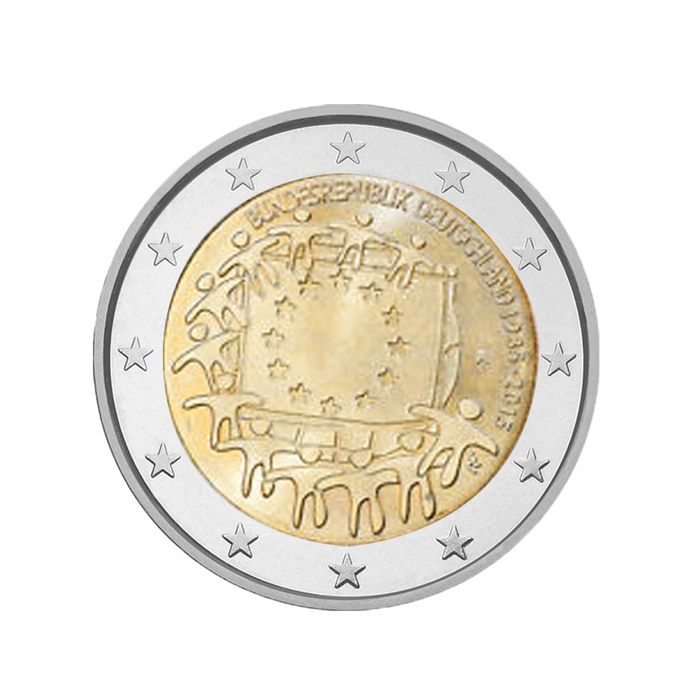 Germania 5 workshop 2015 - 2 euro commemorativo - 30 anni della bandiera europea