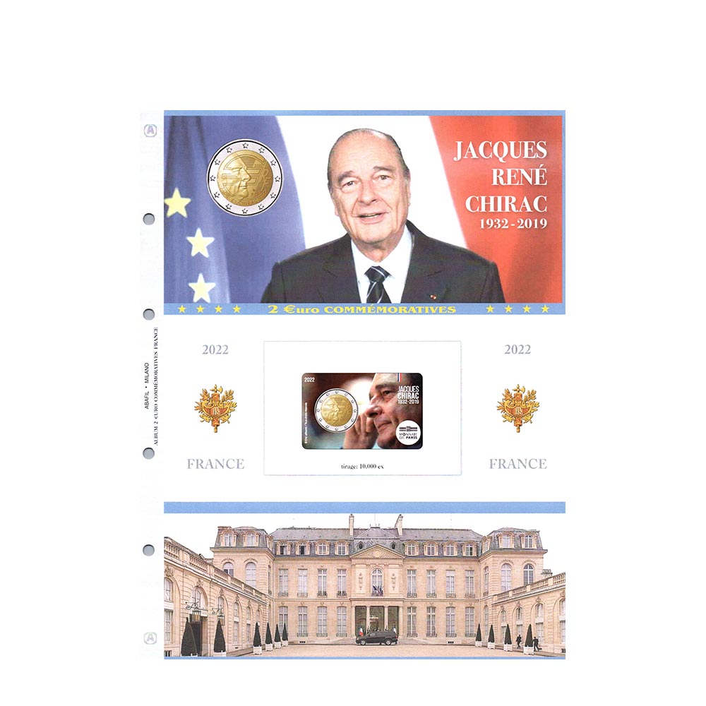 Álbum de folhas 2019 em 2022 - Coincard - França