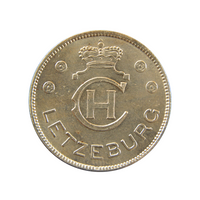 1 Franc Charlotte Luxemburgo 1939
