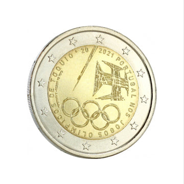 Portogallo 2021 - 2 Euro Commemorative - Tokyo Olympic Giochi