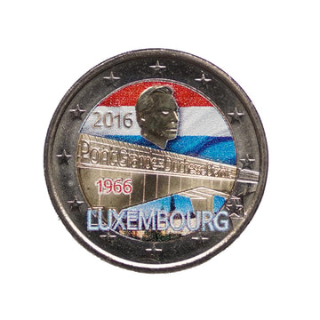 Luxembourg 2016 - 2 Euro Commémorative - Pont Duchesse Charlotte - Colorisée