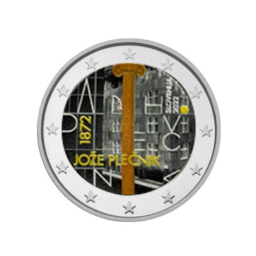 Slovenia 2022 - 2 Euro commemorative - 150 years of the birth of Joze Plecnik - Colorized #2