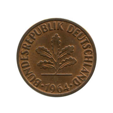 2 Pfennig Germany 1950-1969