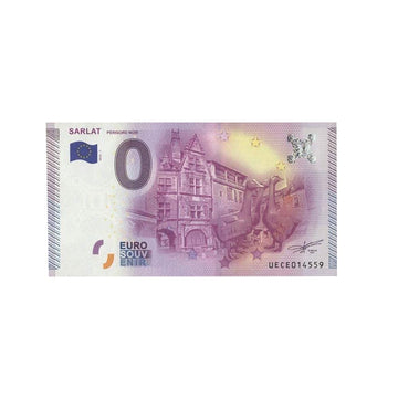 Souvenir ticket from zero euro - Sarlat Périgord Noir - France - 2015