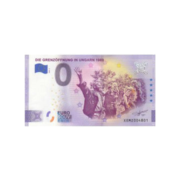 Billet souvenir de zéro euro - Die Grenzöffung In Ungarn 1989 - Allemagne - 2020