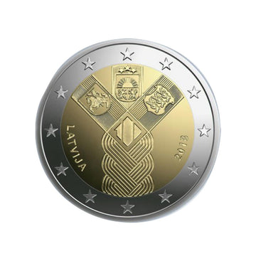 Latvia 2018 - 2 euro commemorative - independence of Baltic countries