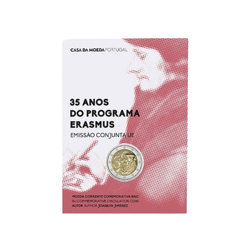 Portugal - 2 Euro commemorative bu - 35 years of the Erasmus program - 2022