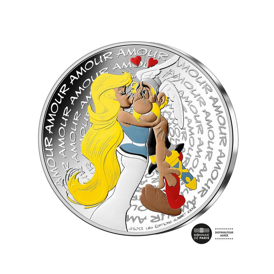 Asterix - Moeda de € 50 Silver - Love - Onda 1 - 2022