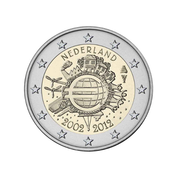 Nederland 2012 - 2 euro herdenking - 10e verjaardag van de euro