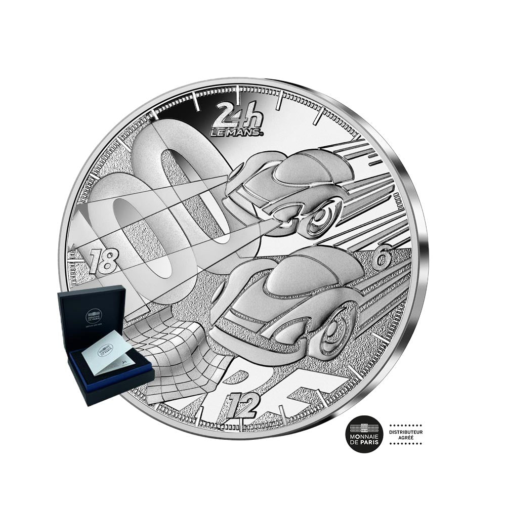 24h du Mans - Monnaie de 50€ Argent - BE 2023