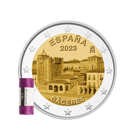 Espanha 2023 - 2 Euro comemorativo - Cidade Velha de Caceres