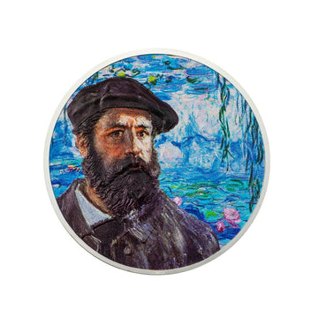 Masters of Art - Claude Monet - Moeda de prata de 10 dólares - seja 2023