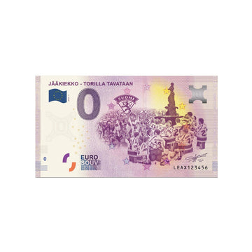 Souvenir -Ticket von null Euro - Jääkiekko Torilla Tavataan - Finnland - 2019