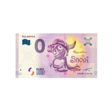 Billet souvenir de zéro euro - Rulantica - Allemagne - 2019