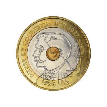 França - 20 Francs 1994 - Pierre de Coubertin