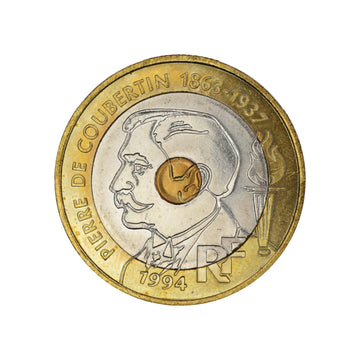 Francia - 20 franchi 1994 - Pierre de Coubertin